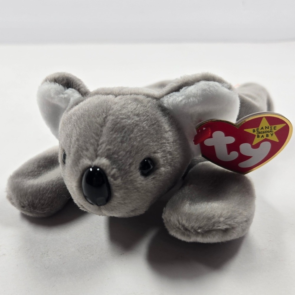 Ty Beanie Baby Mel the Koala 1996 Vintage Plush Grey Animal 4162 with Tags